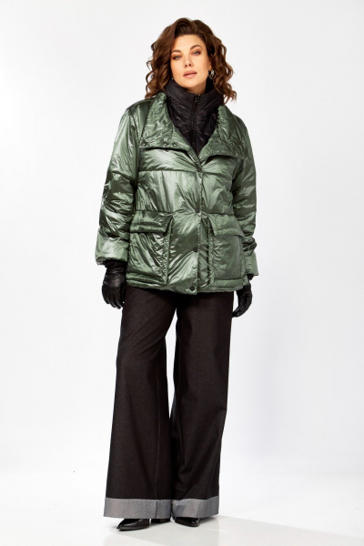 Куртка Lady Secret 7297 нефритовый_перламутр - фото 6