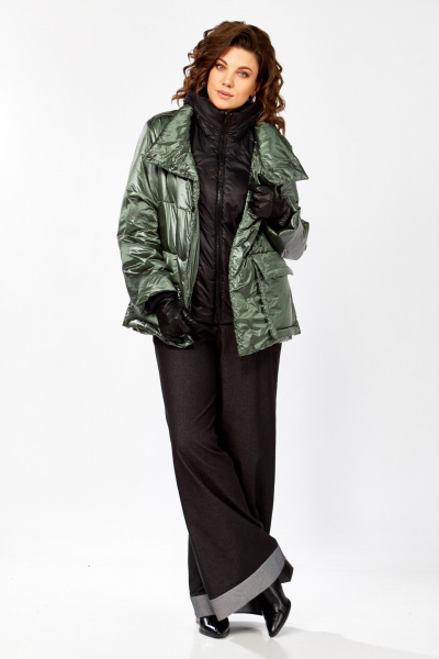 Куртка Lady Secret 7297 нефритовый_перламутр - фото 7