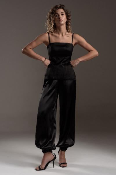 Брюки SILVERSPICE S-3527 черный - фото 3