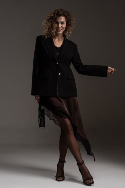 Платье SILVERSPICE S-5540 шоколад - фото 9