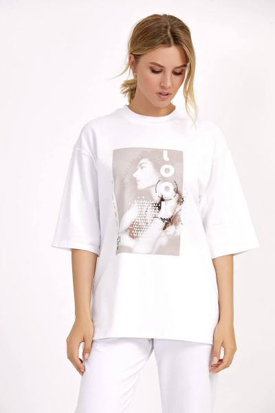 Летняя футболка из хлопка с коротким рукавом KOSKA 206 - фото 2