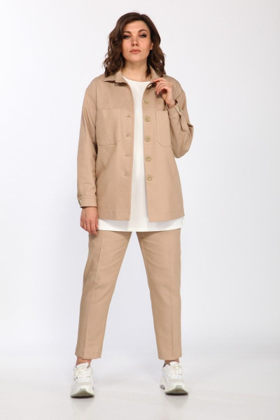 Брюки, жакет, майка FOXY FOX 1274 бежевый - фото 4