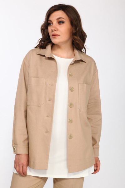 Брюки, жакет, майка FOXY FOX 1274 бежевый - фото 2