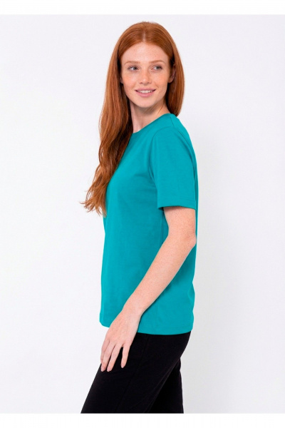 Футболка 8 Марта 156640-5С5016Д40-158,164 бирюзовый - фото 2