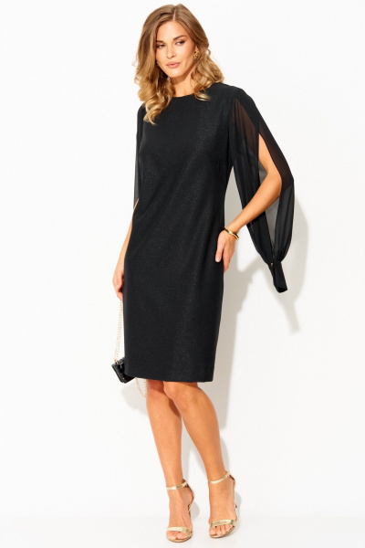 Платье Laikony L-883 черный - фото 8