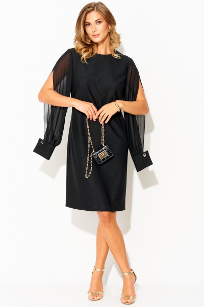 Платье Laikony L-883 черный - фото 7