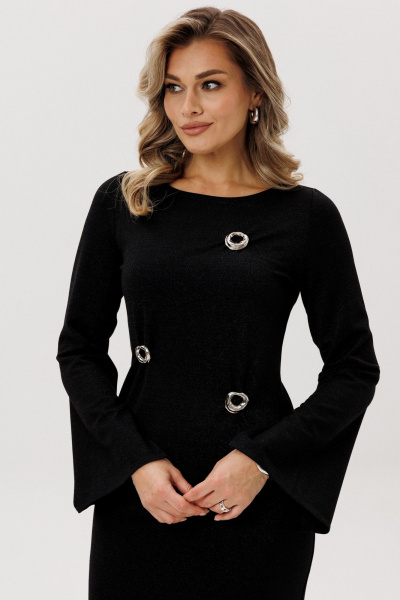 Платье Faufilure C1834 черный - фото 2