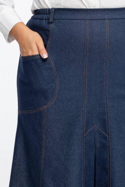 Юбка Avila 1009 синий - фото 8