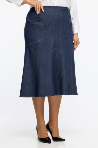 Юбка Avila 1009 синий - фото 6