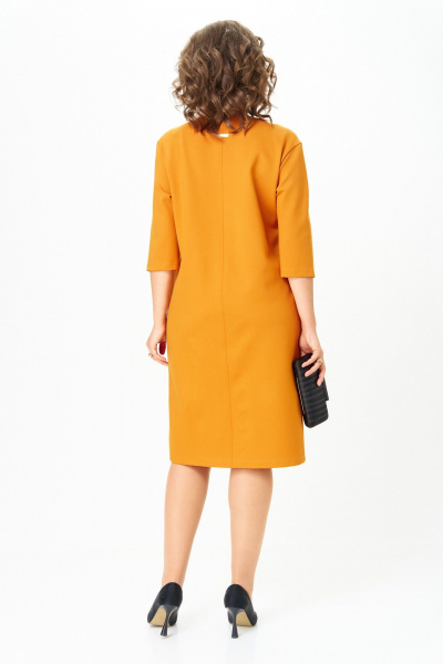 Платье Michel chic 2192 охра - фото 3