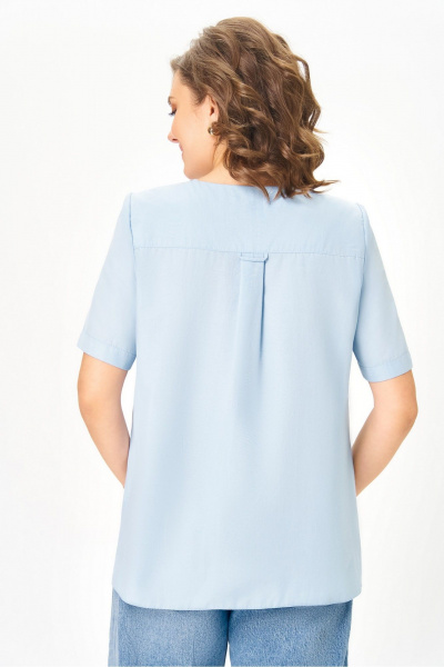 Блуза DaLi 5768 голубая - фото 4