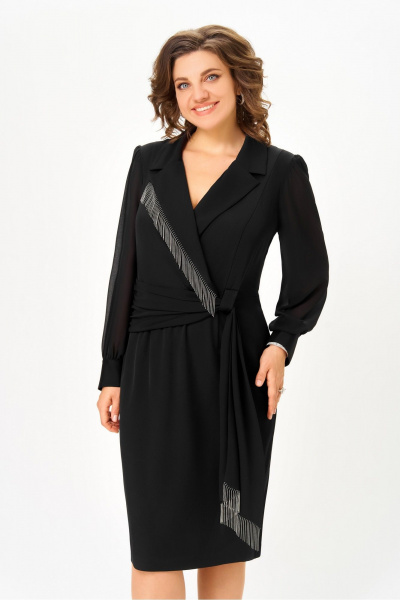 Платье DaLi 7063 чёрное - фото 5