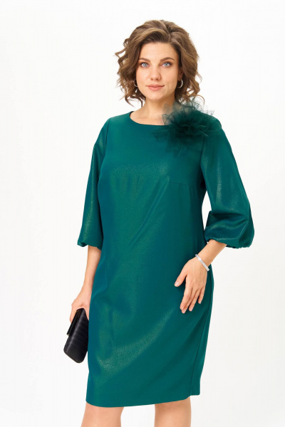 Платье Karina deLux M-1386 изумрудный - фото 6