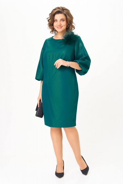 Платье Karina deLux M-1386 изумрудный - фото 1