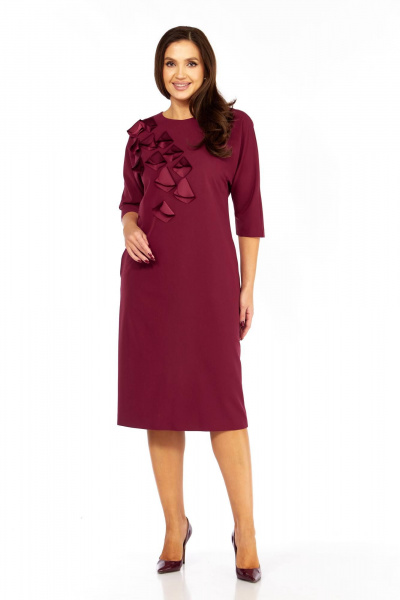 Платье Karina deLux M-1405 брусника - фото 2