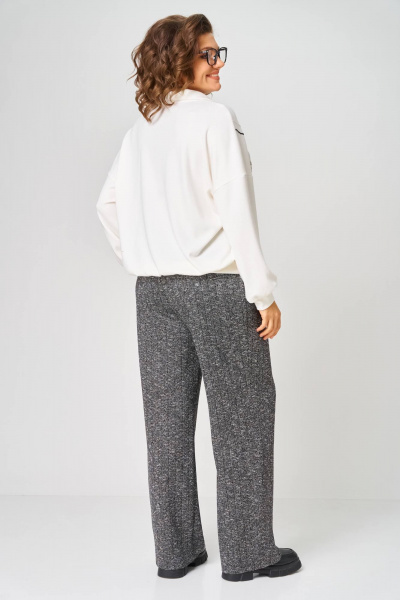 Брюки, джемпер Karina deLux M-1414 молочно-серый - фото 9