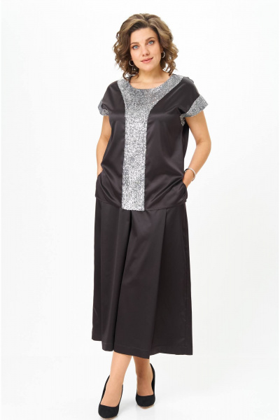 Блуза Andina city 5045-25 черный - фото 1