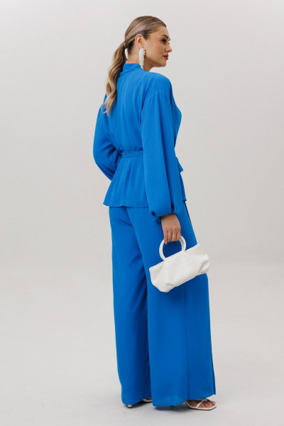 Блуза, брюки Anastasia 1063.1 васильковый - фото 6