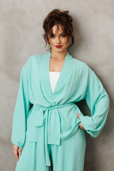 Блуза, брюки Anastasia 1063.1 мята - фото 7