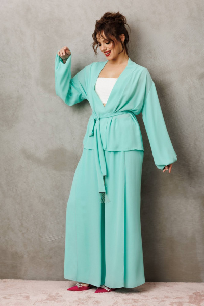 Блуза, брюки Anastasia 1063.1 мята - фото 6