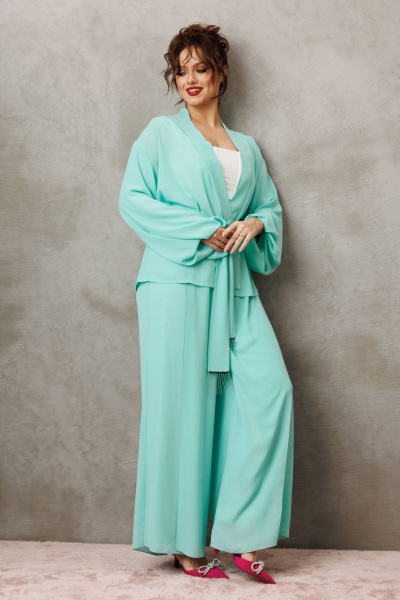 Блуза, брюки Anastasia 1063.1 мята - фото 5