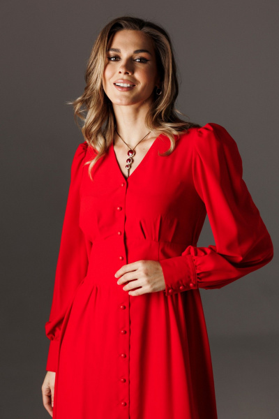 Платье Ларс Стиль 1193 красный - фото 5