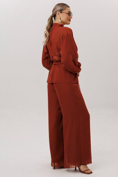 Блуза, брюки Anastasia 1063.1 табачный - фото 9