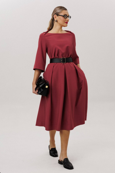 Платье Anastasia 1108.4 брусника - фото 10