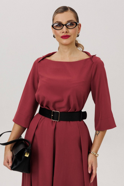 Платье Anastasia 1108.4 брусника - фото 5