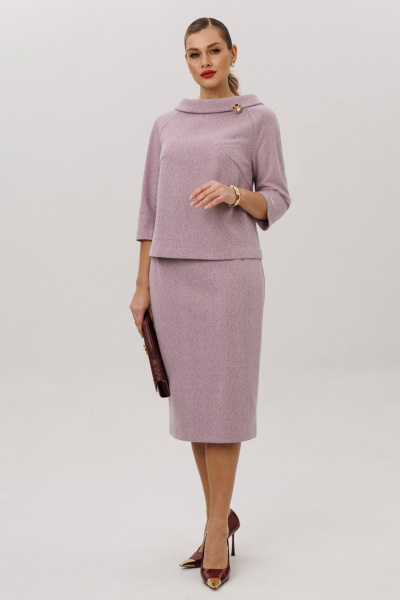 Блуза, юбка Anastasia 1163 лаванда - фото 8