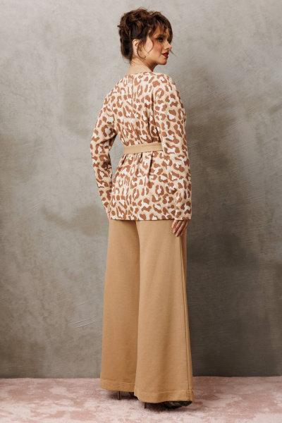 Брюки, жакет Anastasia 1292.1 бежевый - фото 8