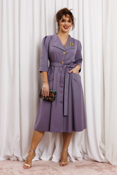 Платье Anastasia 1318 фиалковый_ - фото 3