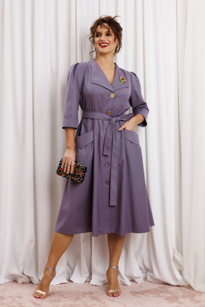 Платье Anastasia 1318 фиалковый_ - фото 1