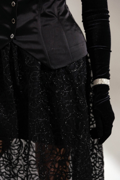 Юбка Мода Юрс 25-2954 черный - фото 7