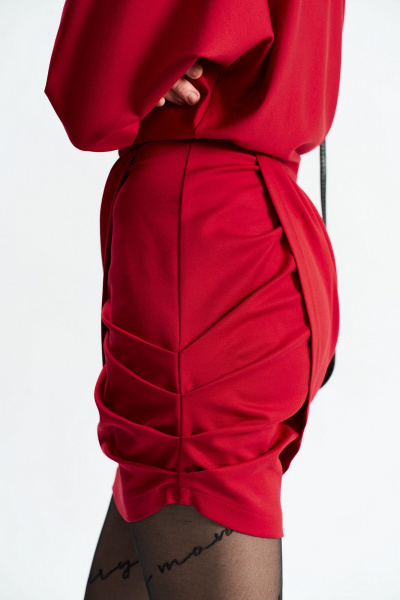 Платье MilMil 1260 красный - фото 5