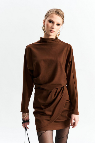 Платье MilMil 1261 корица - фото 12