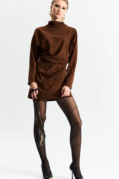 Платье MilMil 1261 корица - фото 9