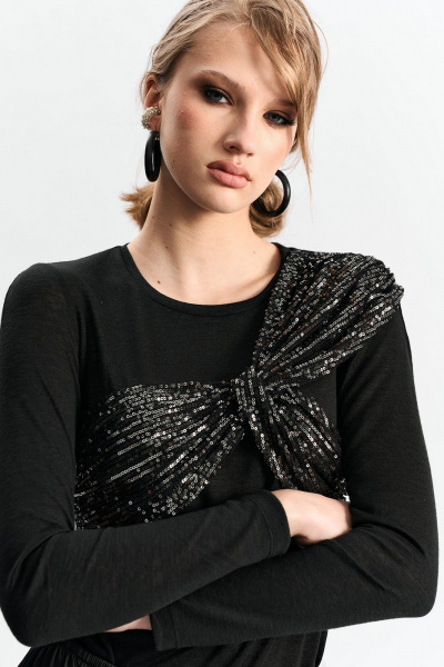 Джемпер MilMil 1267 черный - фото 10