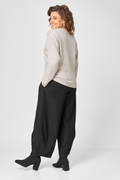 Джемпер Bliss 08378 бежевый_с_люрексом - фото 6