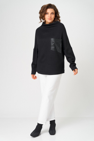 Джемпер Bliss 0857 черный - фото 6