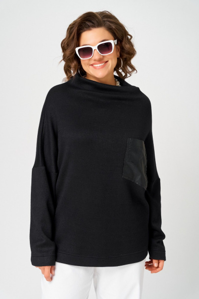 Джемпер Bliss 0857 черный - фото 1