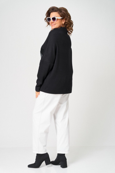 Джемпер Bliss 0857 черный - фото 4