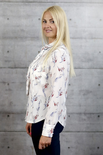 Блуза Avila 0651 белый - фото 2