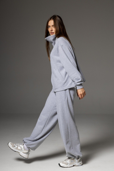Брюки, бомбер Twok 112501 серый - фото 2