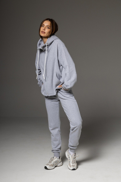 Брюки, бомбер Twok 112502 серый - фото 11