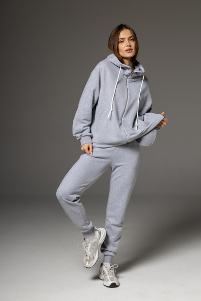 Брюки, бомбер Twok 112502 серый - фото 9