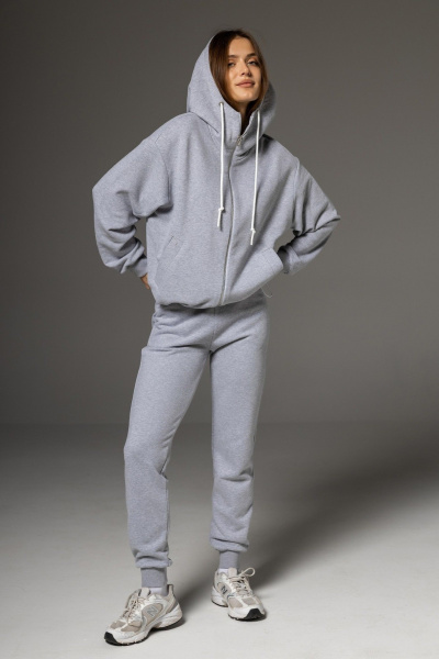 Брюки, бомбер Twok 112502 серый - фото 1