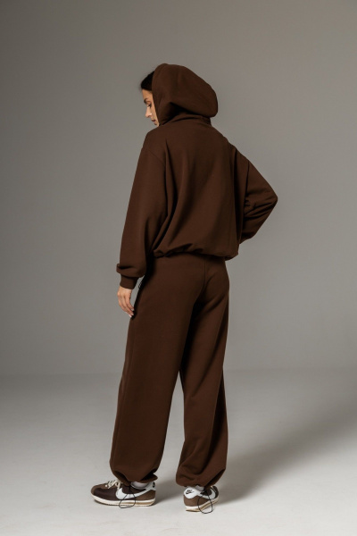 Брюки, бомбер Twok 112506 шоколад - фото 7