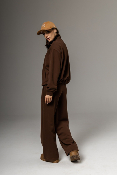 Брюки, бомбер Twok 112507 шоколад - фото 6