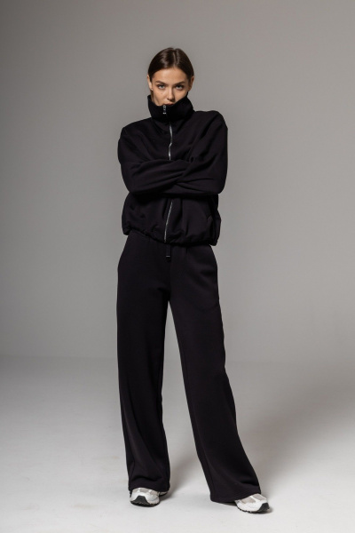 Брюки, бомбер Twok 112508 черный - фото 2